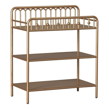 Little Seeds Ivy Metal Changing Table, Gold