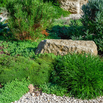 Pourrières, Var. Jardin méditerranéen naturel