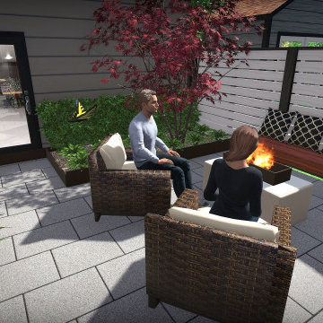 Dufferin Grove Modern Backyard
