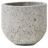 Serene Spaces Living Decorative Pumice Stone Egg Pot, Unique Lava Rock Vase