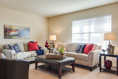 Inspiration for an eclectic family room remodel in Dallas