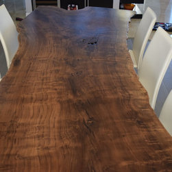 Live Edge Black Walnut Dining Table - Products
