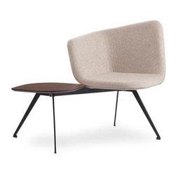 Domino Armchair w/Side Table - Armchairs And Accent Chairs