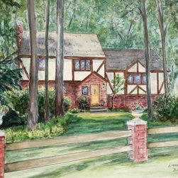 House portrait - Paintings
