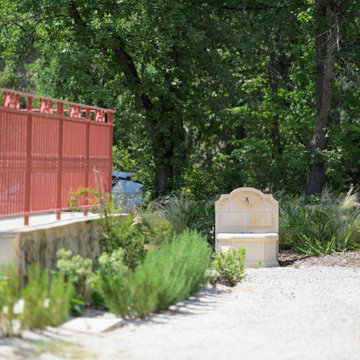 Jardin naturel sous les chênes
