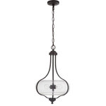 Craftmade Lighting - Craftmade Lighting 49992-ESP Serene - Two Light Pendant - The Serene is a lighting collection with beautifulSerene Two Light Pen Espresso *UL Approved: YES Energy Star Qualified: n/a ADA Certified: n/a  *Number of Lights: Lamp: 2-*Wattage:60w A19 Medium Base bulb(s) *Bulb Included:No *Bulb Type:A19 Medium Base *Finish Type:Espresso