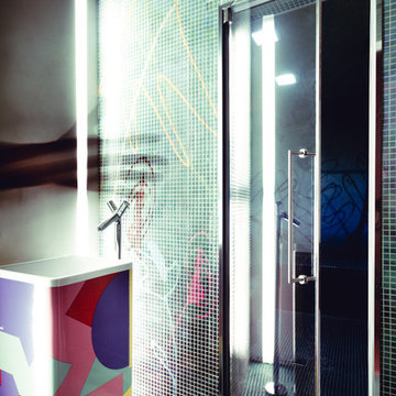 SPA-vista dell'ingresso del bagno turco