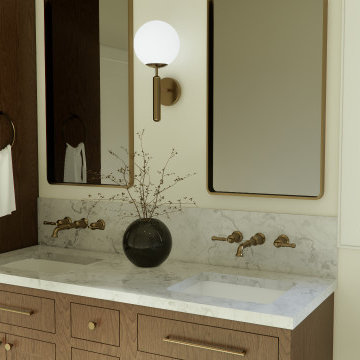 Primary Bathroom Design 2: 3D Rendering