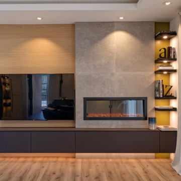 UNIQUE BLACK AND GREEN MODERN KITCHEN