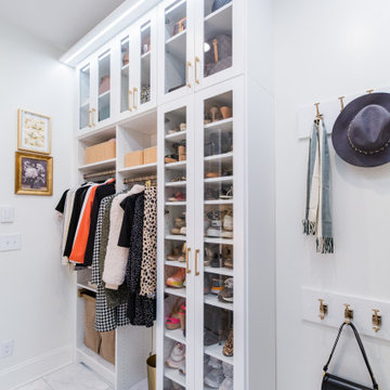 Luxury Master Closets with Lights and Glass