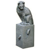 Cat and Mouse Game Cast Stone Garden Statue