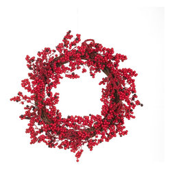 Martha Stewart Living Berry Wreath - 24 Inch - Wreaths And Garlands