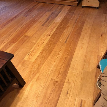 Clear Select Pine flooring living room