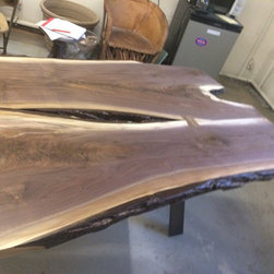Live Edge Local Black Walnut Table - Dining Tables