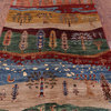 3' 11" X 5' 10" Tribal Persian Gabbeh Handmade Wool Rug - Q12293