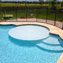 Pool and outdoor lower level