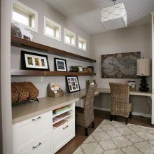 built ins with 2 desks