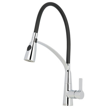 Palermo Pull-Down Kitchen Faucet, Polished Chrome