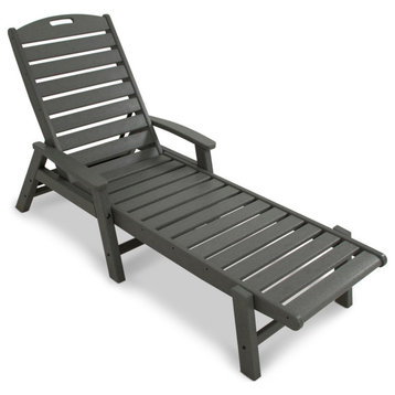 Yacht Club Chaise With Arms - Stackable, Stepping Stone
