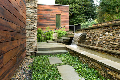 Patio - contemporary patio idea in Boston