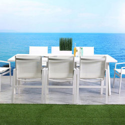 Mykonos 9 PC Dining Set  - PJO-2401-WHT-9DA - Products