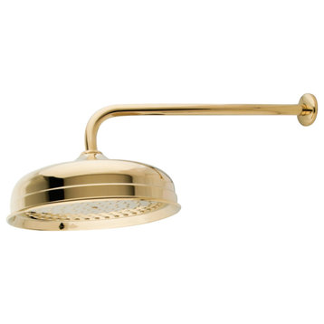 K225K12 Trimscape 10 in. Showerhead With 17 in. Shower Arm, Polished Brass