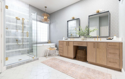 Bathroom of the Week: Airy, Boho Look and a Wood Vanity