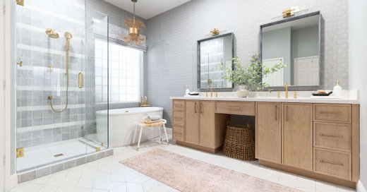 Bathroom of the Week: Airy, Boho Look and a Wood Vanity