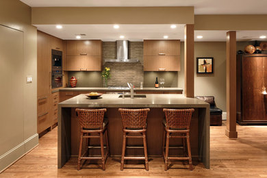 Inspiration for a contemporary kitchen in DC Metro.