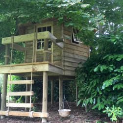Kids playhouse...a beautiful present from grandparents - Garden Playhouses