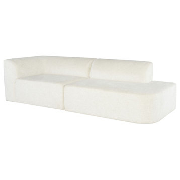 Isla Coconut Fabric Triple Seat Sofa, HGSC775