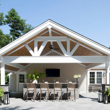 Vaulted Veranda Outdoor Kitchen