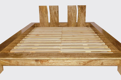 Hawaiian Mango Wood Zen Platform Bed