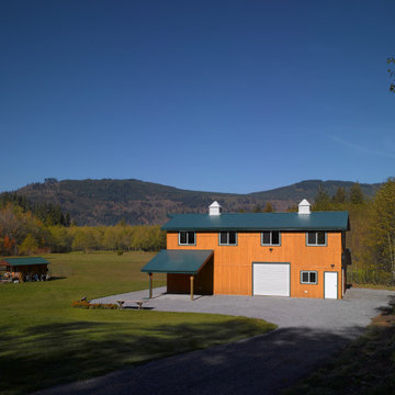 Board & Batton Barn with Loft