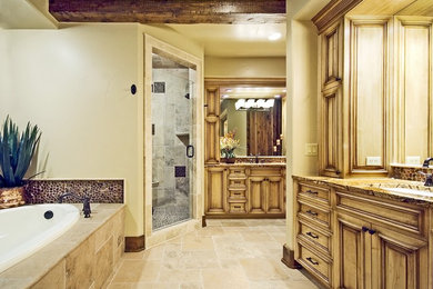 Elegant bathroom photo in Denver