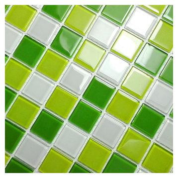 Fresh Green - 3-Dimensional Mosaic Decorative Wall Tile(2PC)