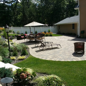 Backyard landscape design