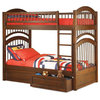 Windsor Twin Over Twin Bunk Bed in Antique Wa
