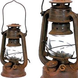 Distressed Metal Lantern - Products