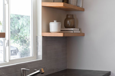 Inspiration for a mid-sized contemporary home design remodel in San Francisco