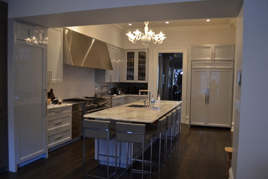 Example of a kitchen design in Chicago