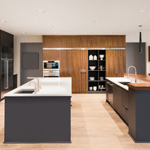 brown white kitchen