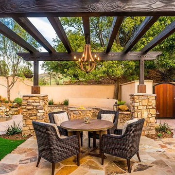 Rustic-Mediterranean Oasis