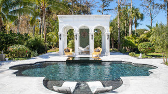Amazing Roman Geometric Pool & Spa in Parkland