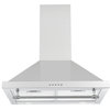 Ancona Vintage Style 24" Convertible Wall Pyramid Range Hood, Stainless Steel