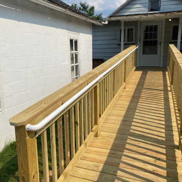Wooden Wheelchair Ramp