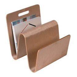 OFFI - W Magazine Stand, Birch - Magazine Racks