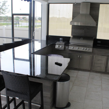 Bathrooms and summer kitchen