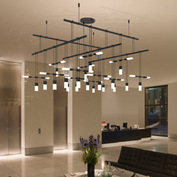 Suspenders™ 36" 2-Tier Grid in Living Room