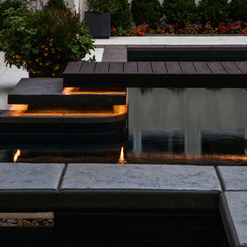 Highland Park, IL Complete Swimming Pool and Hot Tub Renovation